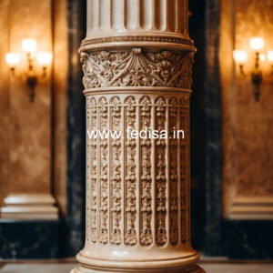 Marble Pillar Design with Unique Style