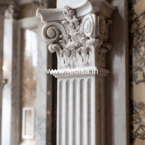 Marble Pillar Design for Elegant Exterior