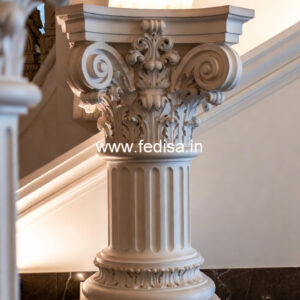 Marble Pillar Design for Classic Look Homes