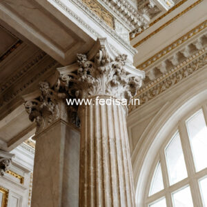 Marble Pillar Design with Designer Look
