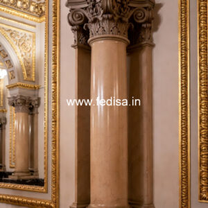 Marble Pillar Design with Classic Beauty