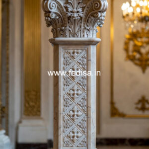 Marble Pillar Design with Modern Style
