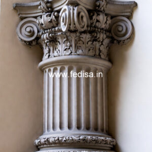 Marble Pillar Design for Classic Exterior