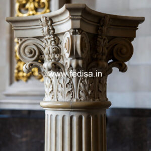 Marble Pillar Design with Elegant Style