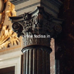 Marble Pillar Design for Elegant Exterior