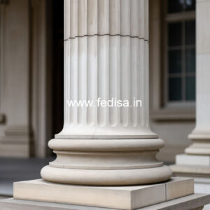 Marble Pillar Design with Classic Look