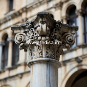 Marble Pillar Design for Luxury Villas