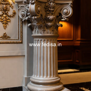 Classic Marble Pillars for Villa Exterior