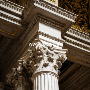 Luxury Marble Columns for Hotel Lobby