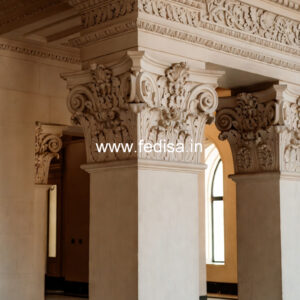 Marble Pillar Design for Gate Entrance