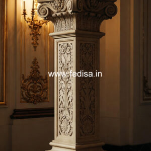 Marble Pillar Design for Exterior Wall