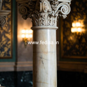 Marble Pillar Design for Modern Villas