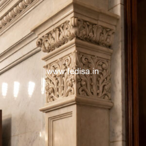 Classic Marble Pillars for Villa Exterior