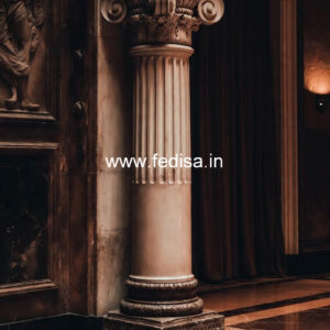 Marble Pillar Design for Stylish Entrance