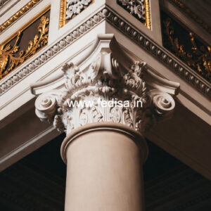 Marble Pillar Design for Elegant Exterior