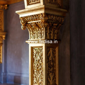 Marble Pillar Design with Classic Look