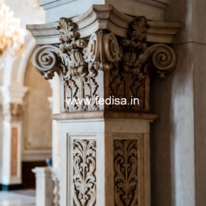 Luxury Marble Columns for Hotel Lobby