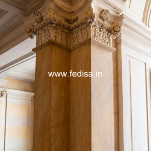 Marble Pillar Design for Garden Area