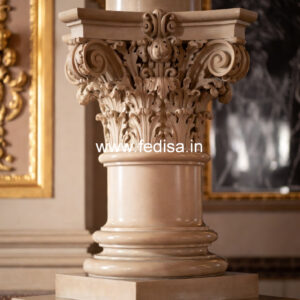 Classic White Marble Column Ideas