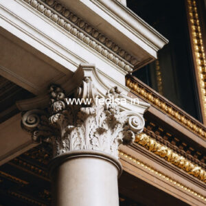 Marble Pillar Design for Gate Entrance