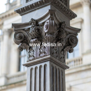 Marble Pillar Design for Main Door
