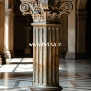 Marble Pillar Design for Stylish Entrance