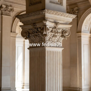 Marble Pillar Design for Grand Villas