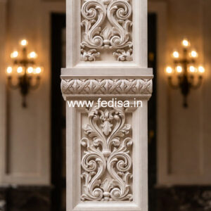 Marble Pillar Design for Exterior Beauty