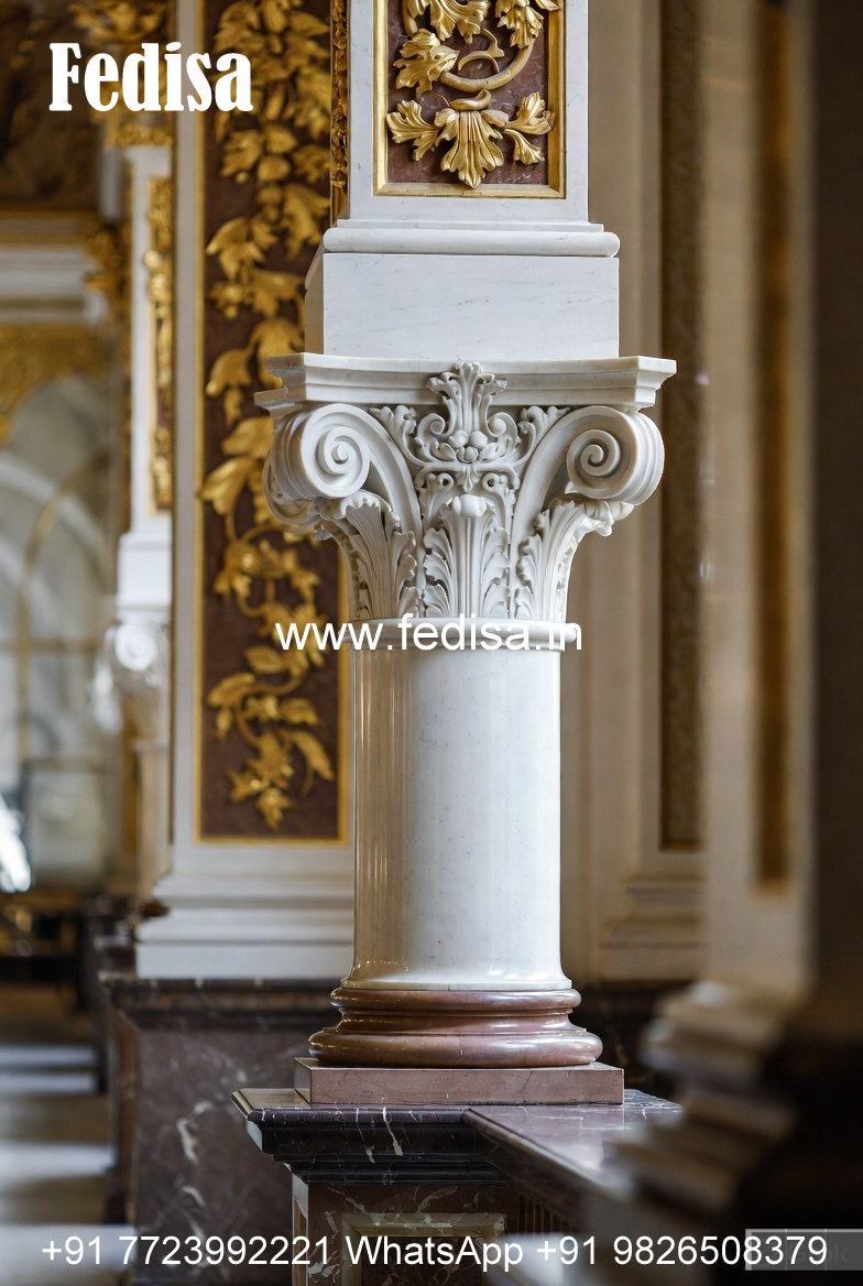 Marble Pillar Design for Luxury Living