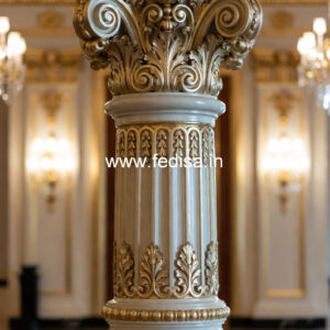 Marble Pillar Design for Luxury Villa
