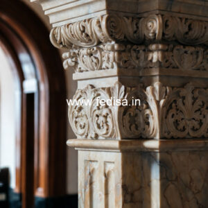 Marble Pillar Design for Commercial Buildings