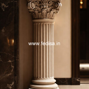 Marble Pillar Design for Wedding Hall