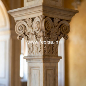 Marble Pillar Design for Palace Style Homes