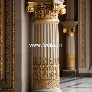 Marble Pillar Design for Veranda