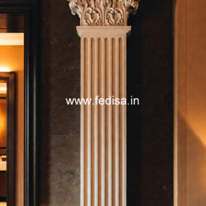 Marble Pillar Design for Living Space