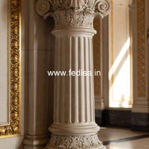 Marble Pillar Design with Classic Beauty