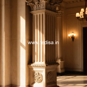 Marble Pillar Design for Rich Look