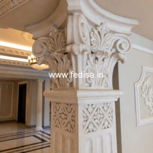 Marble Pillar Design for Stylish Entry