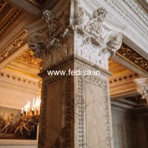 Classic Marble Pillars for Villa Exterior