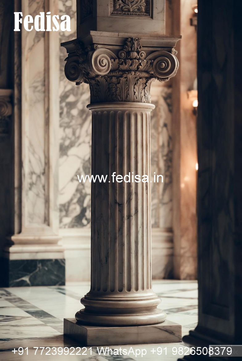 Round Marble Pillar Design Ideas
