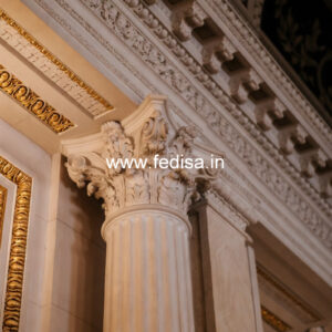 Marble Pillar Design for Gate Entrance