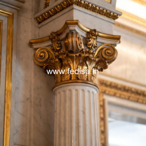 Marble Pillar Design for Resort Decoration