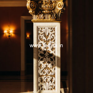 Marble Pillar Design for Stylish Entrance