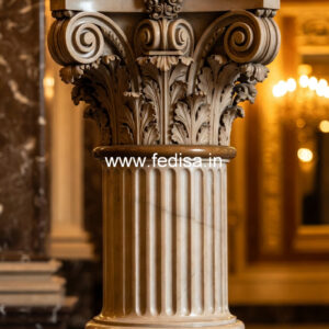 Marble Pillar Design with Unique Style