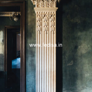 Marble Pillar Design for Balcony
