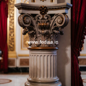 Hand Carved Marble Pillar Design Ideas