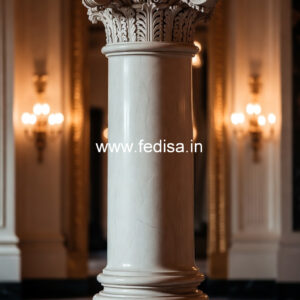 Marble Pillar Design for Garden Area