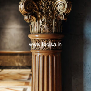 Wooden Pillar Design for Decorative Columns