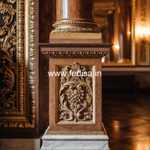 Wooden Pillar Design for Interior Concepts