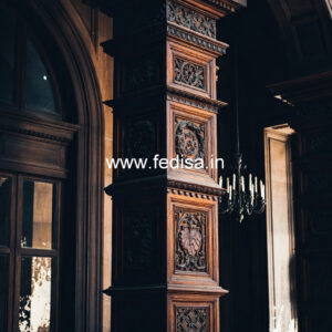 Wooden Pillar Design for Classic Homes
